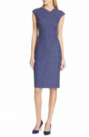 BOSS Dechesta Glen Plaid Sheath Dress  Regular  amp  Petite    Nordstrom at Nordstrom